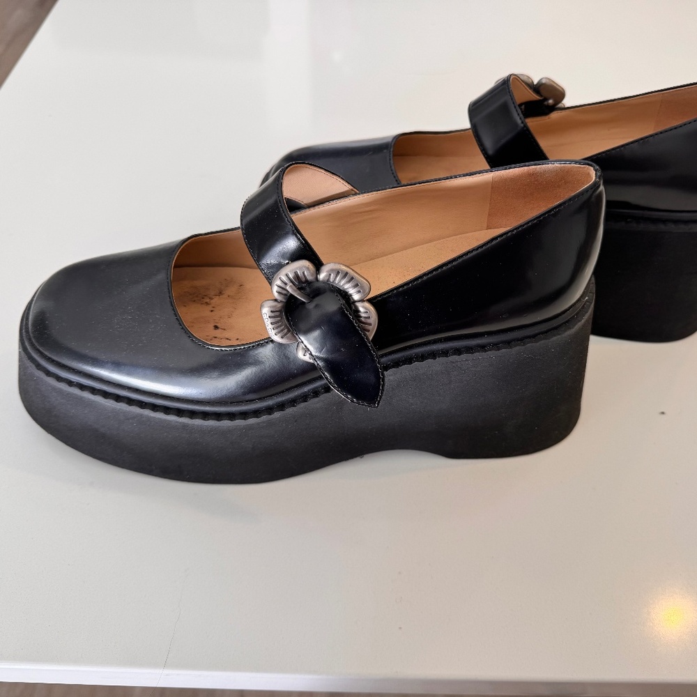 Coach platform Maryjanes